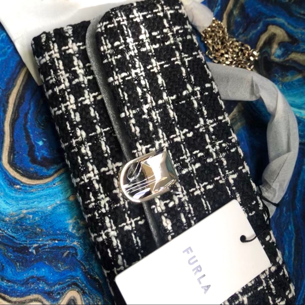 FURLA Circe XL Mini Bag in Toni Nero with Chain - Picture 3 of 14